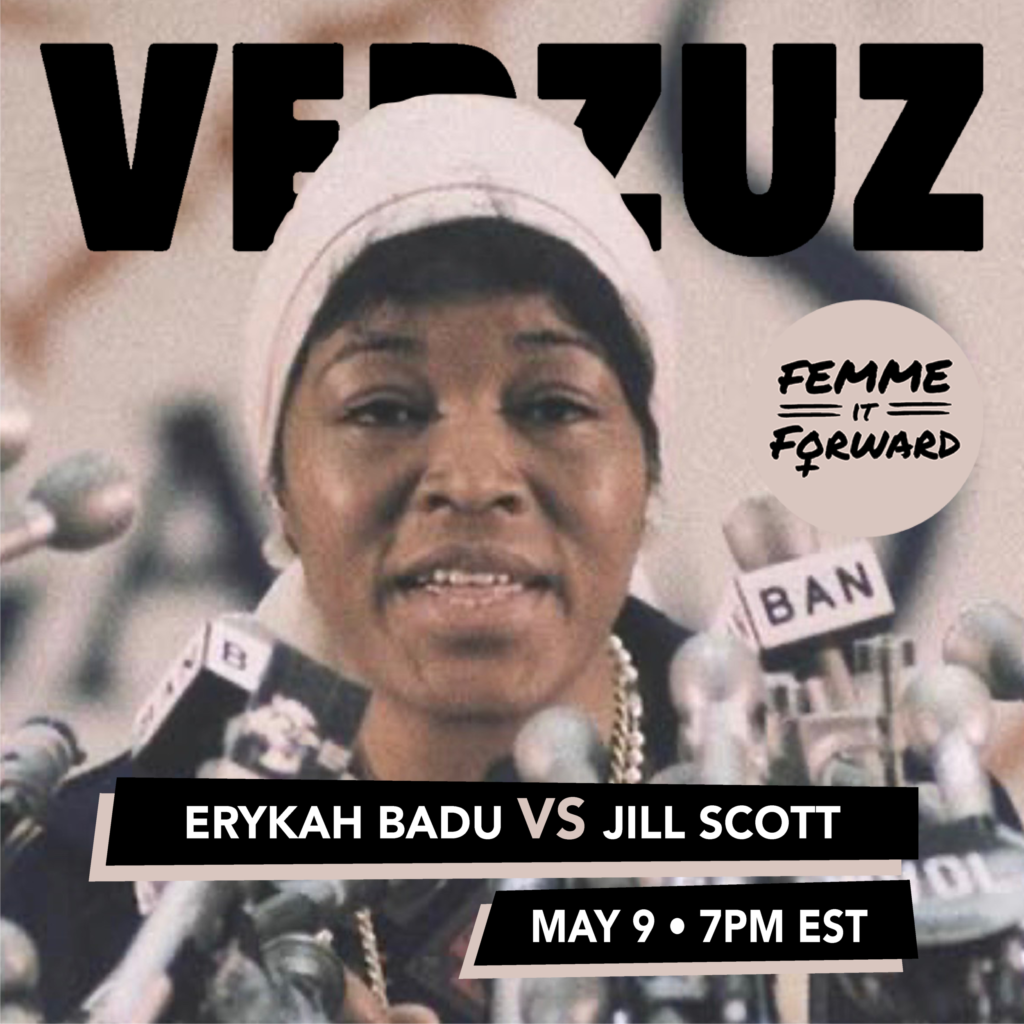 Verzuz Erykah Badu vs Jill Scott | FemmeitForward.com